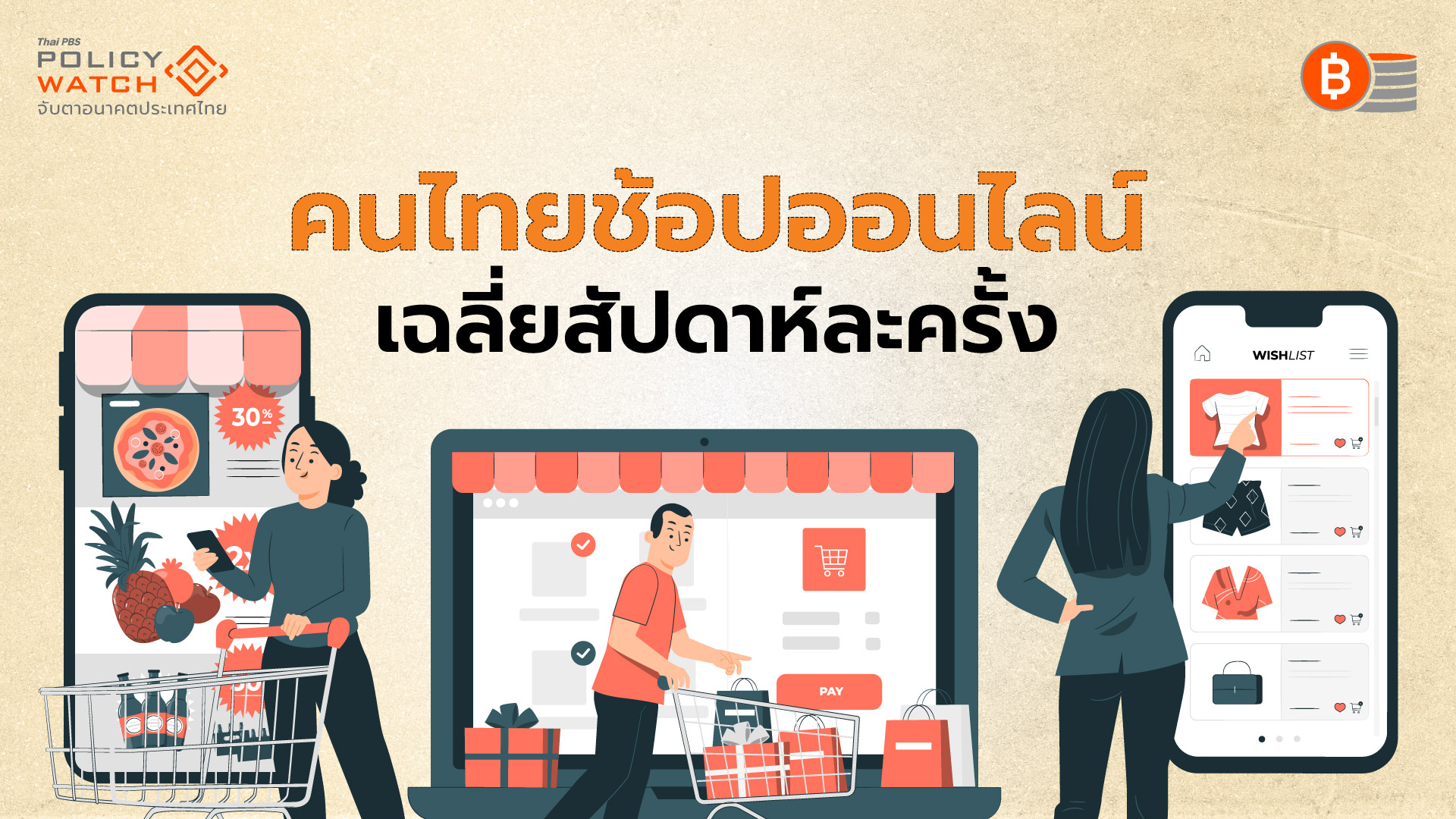 คนไทยใช้อินเทอร์เน็ตเพิ่ม ช้อปออนไลน์สัปดาห์ละครั้ง