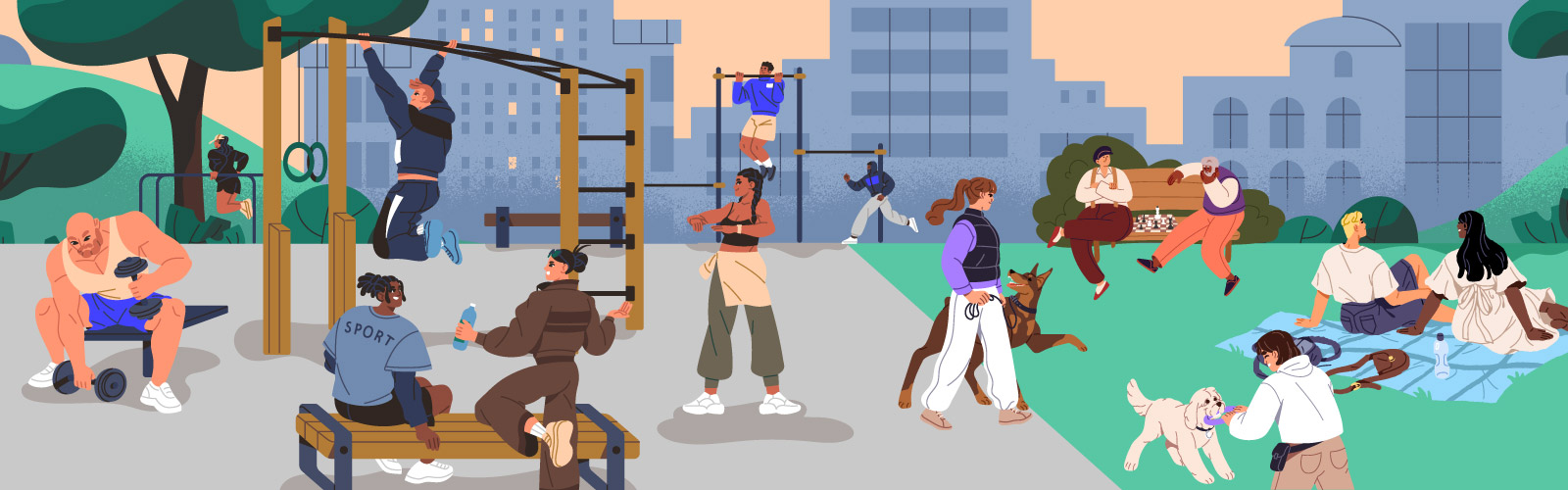 การพัฒนาพื้นที่สุขภาวะ