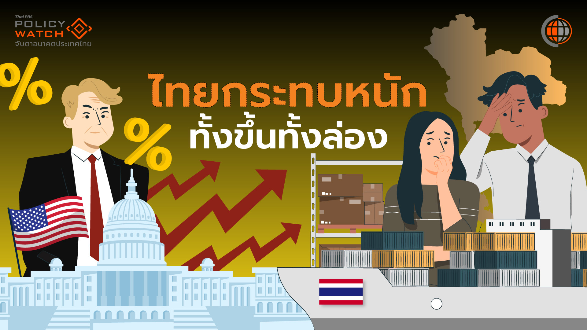 สงครามการค้าสหรัฐฯ-จีนระอุ เศรษฐกิจปั่นป่วนอีกนาน