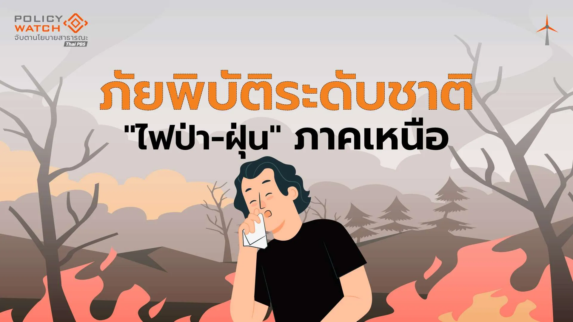 “วิกฤตฝุ่นควัน-ไฟป่า”ภาคเหนือ ต้องยกระดับเป็น “ภัยพิบัติระดับชาติ”