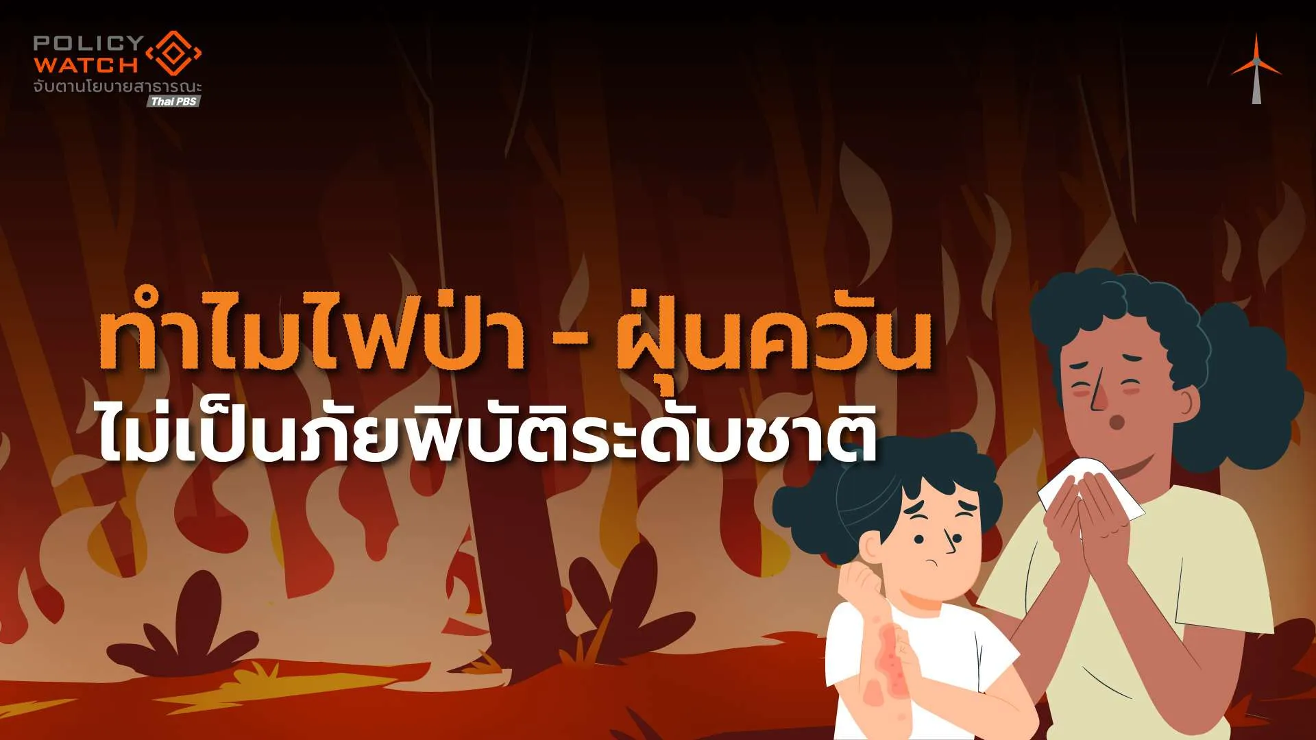 ทำไมรัฐบาลไม่ยกระดับ “ไฟป่า-ฝุ่นควัน”ภาคเหนือ เป็นภัยพิบัติแห่งชาติ